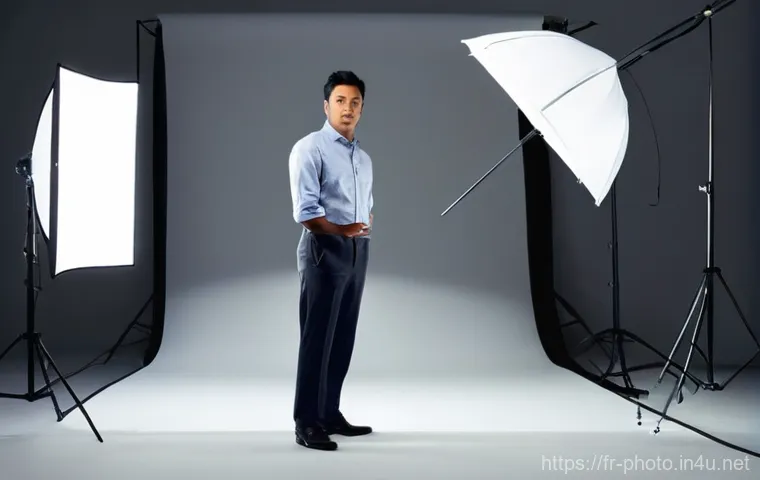 사진 자격증 실기시험 팁 - **Prompt:** A focused young adult photographer (late teens to early twenties, male or female) sits a...